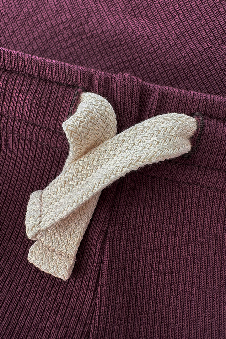 Legginsy śliwkowe Nooply