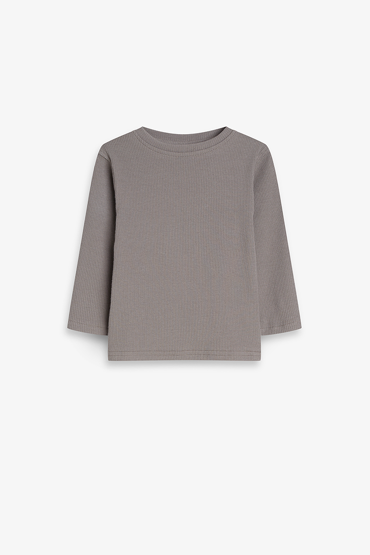 Longsleeve basic szary Nooply