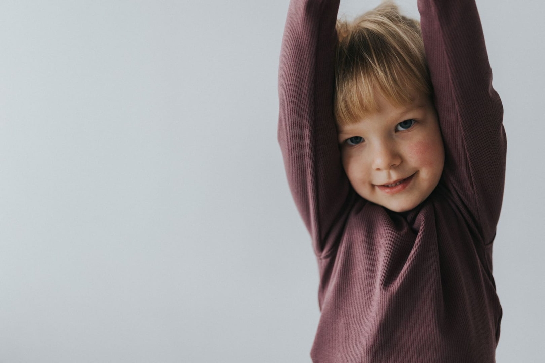 Longsleeve basic śliwkowy Nooply